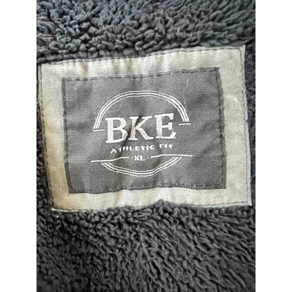 BKE Mens Athletic Fit XL Jacket With Sherpa Lining & Multiple Pockets defect hol - Picture 5 of 7